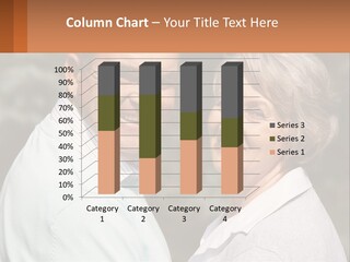 Greyhaired Male Couple PowerPoint Template