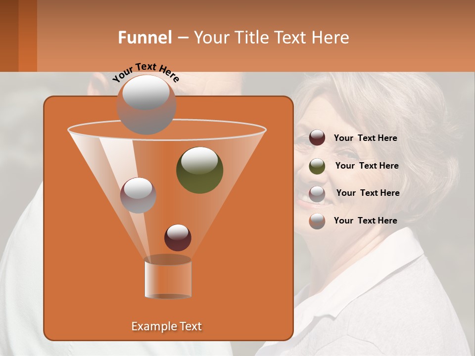 Greyhaired Male Couple PowerPoint Template