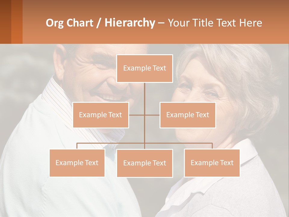 Greyhaired Male Couple PowerPoint Template