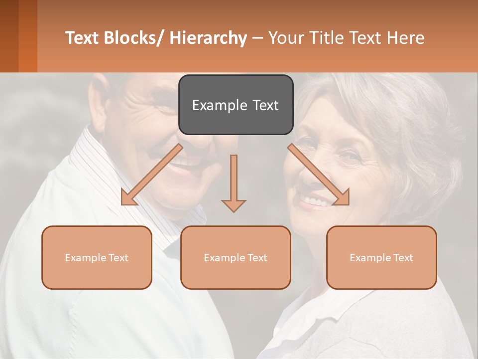 Greyhaired Male Couple PowerPoint Template