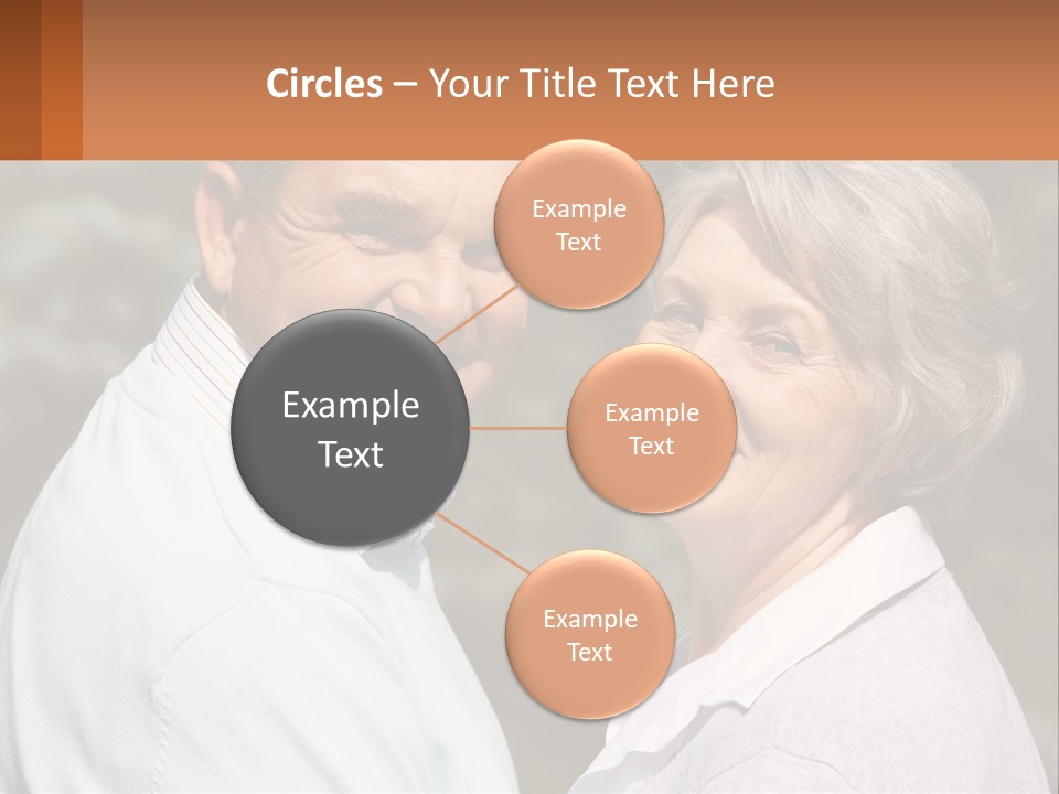 Greyhaired Male Couple PowerPoint Template