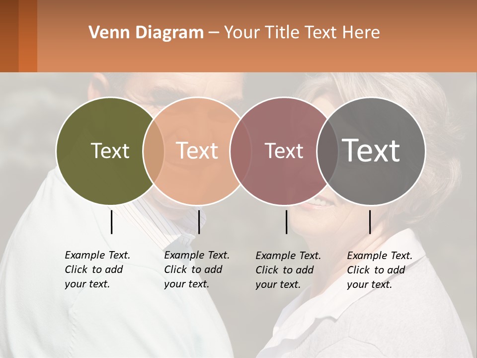 Greyhaired Male Couple PowerPoint Template