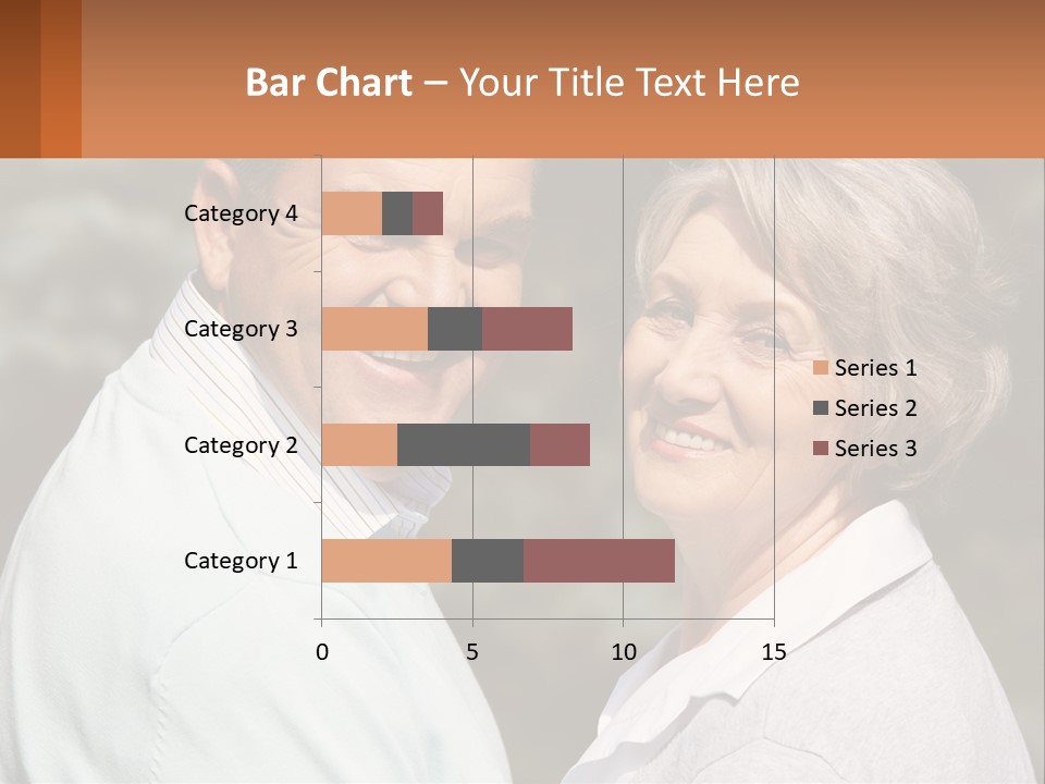 Greyhaired Male Couple PowerPoint Template