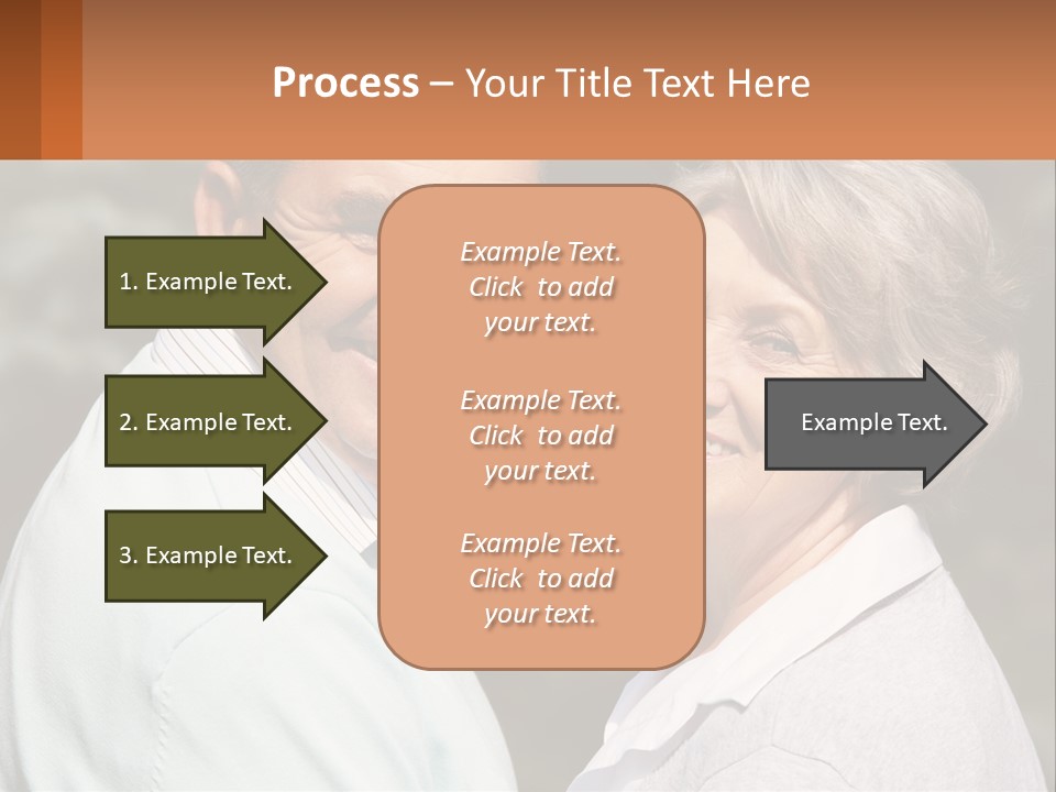 Greyhaired Male Couple PowerPoint Template