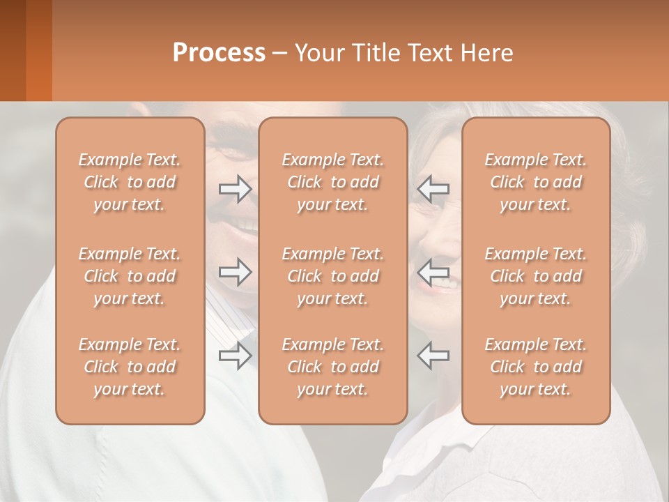 Greyhaired Male Couple PowerPoint Template