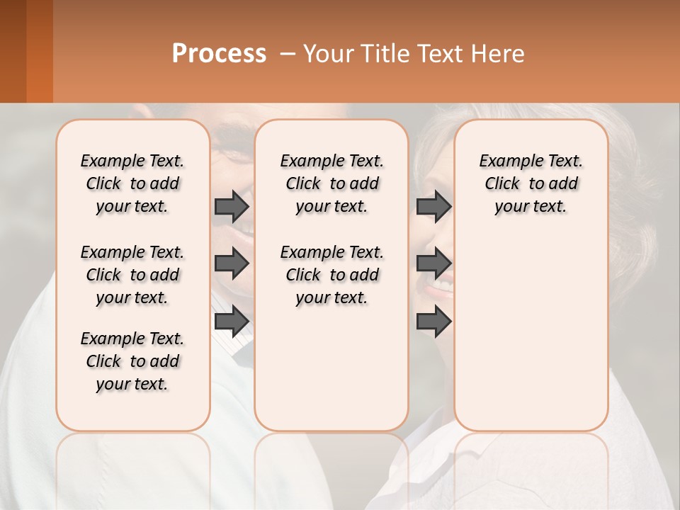 Greyhaired Male Couple PowerPoint Template