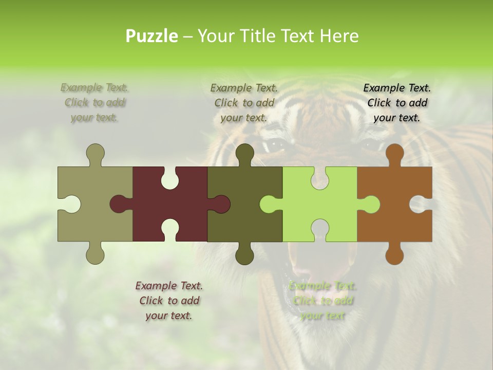 Beauty Safari Scare PowerPoint Template