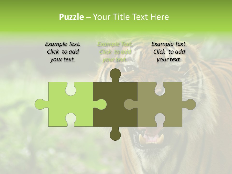 Beauty Safari Scare PowerPoint Template