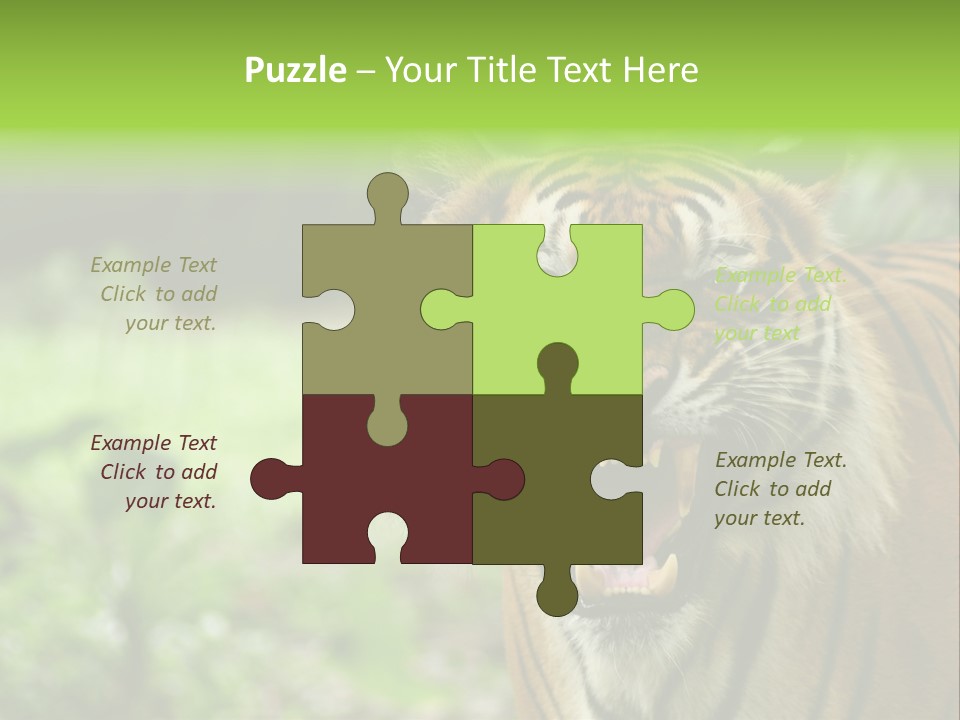 Beauty Safari Scare PowerPoint Template