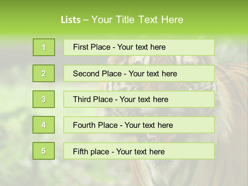 Beauty Safari Scare PowerPoint Template