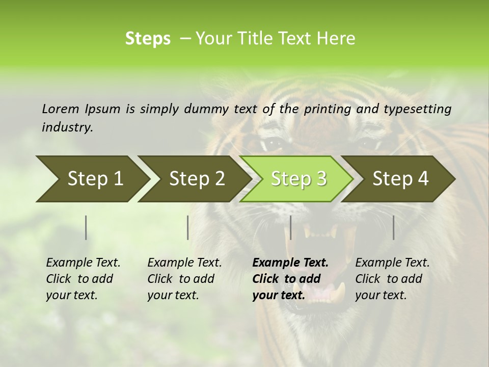 Beauty Safari Scare PowerPoint Template
