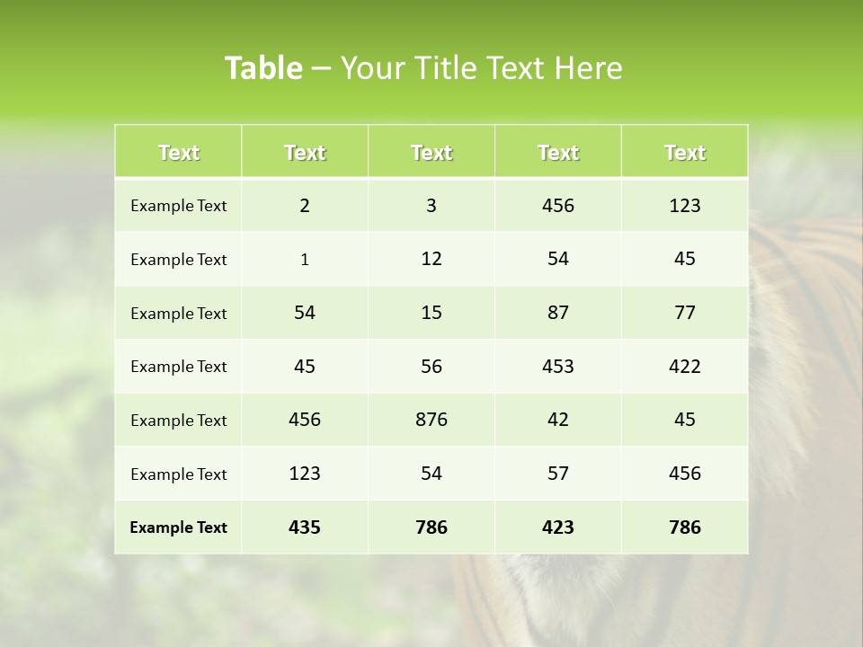 Beauty Safari Scare PowerPoint Template