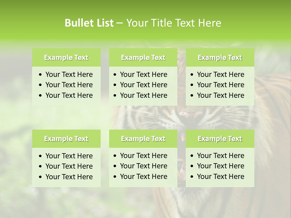 Beauty Safari Scare PowerPoint Template