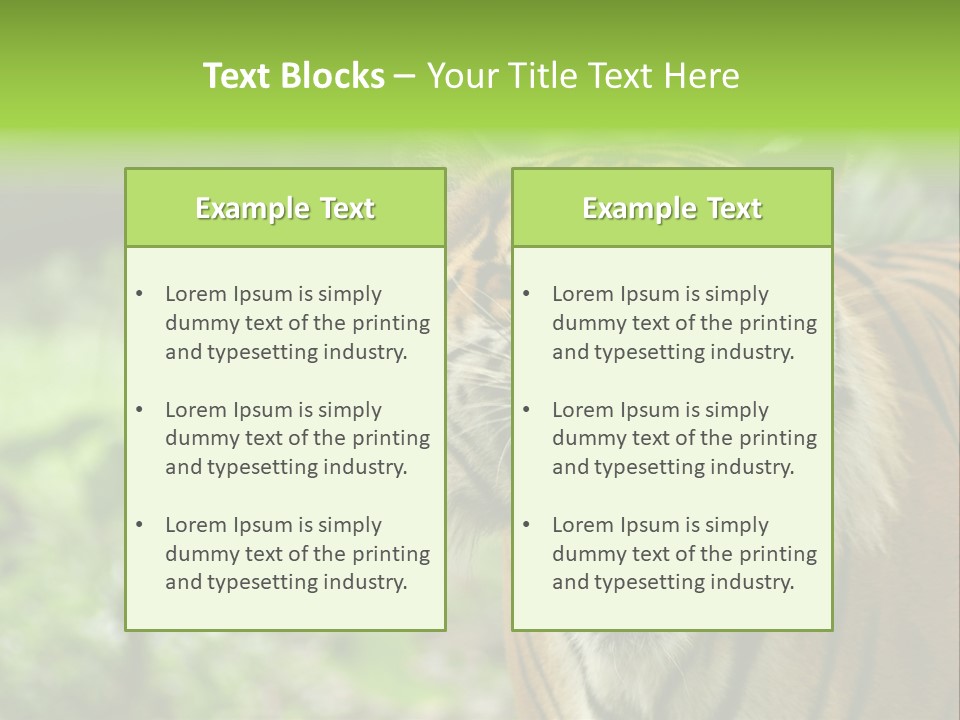 Beauty Safari Scare PowerPoint Template