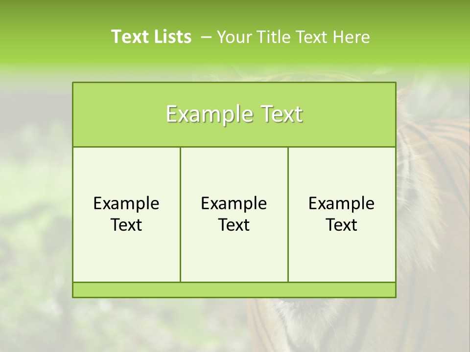 Beauty Safari Scare PowerPoint Template