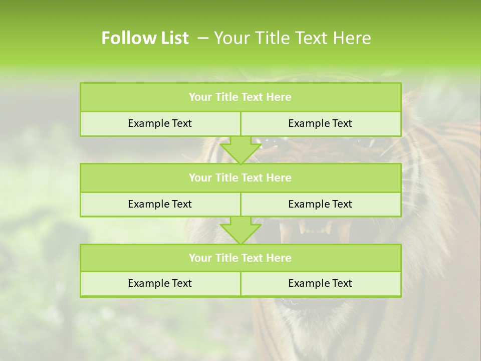 Beauty Safari Scare PowerPoint Template