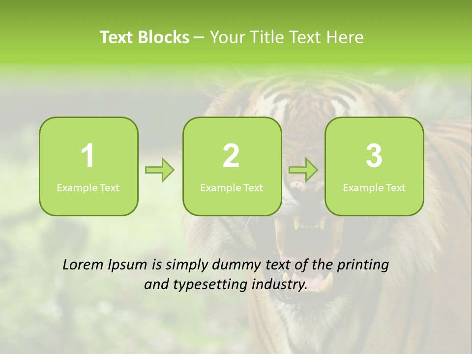 Beauty Safari Scare PowerPoint Template