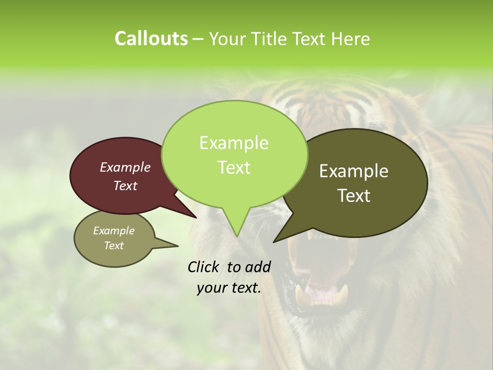 Beauty Safari Scare PowerPoint Template
