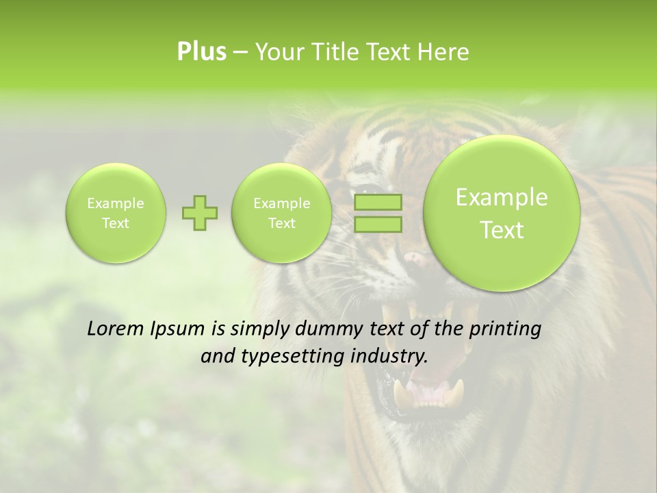 Beauty Safari Scare PowerPoint Template