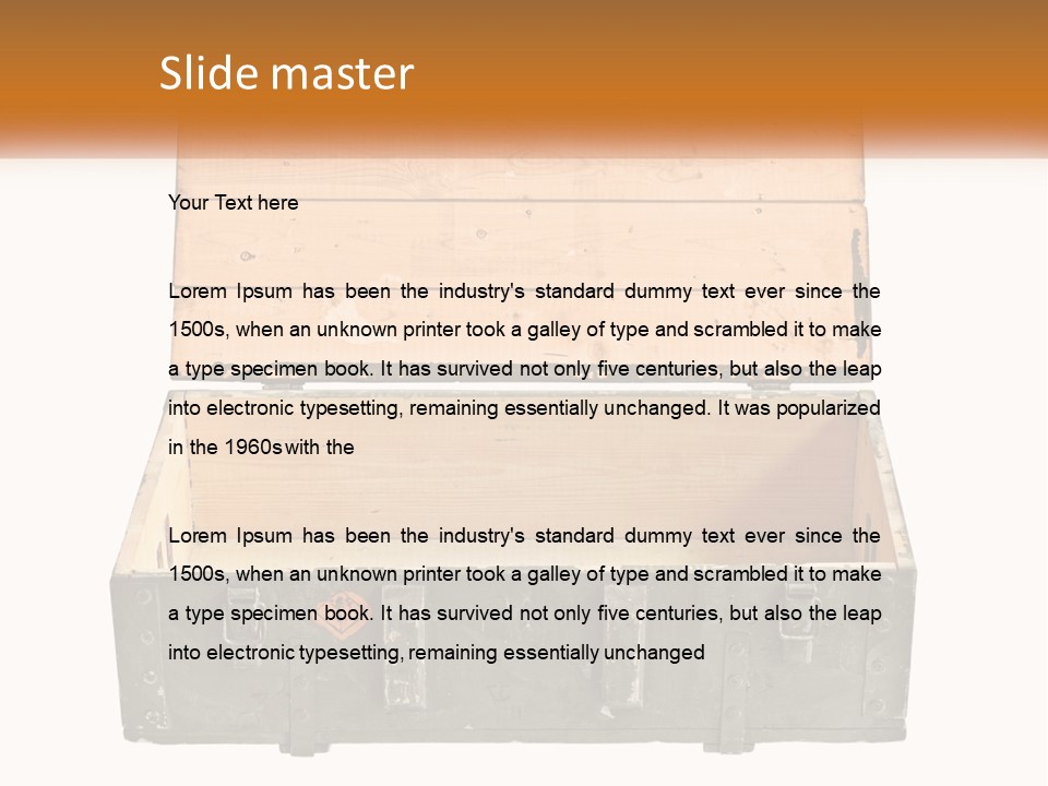 Military Wood Old PowerPoint Template