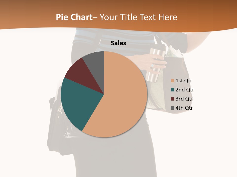 Black Background Caucasian PowerPoint Template