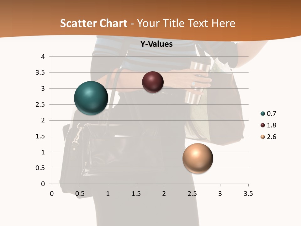 Black Background Caucasian PowerPoint Template