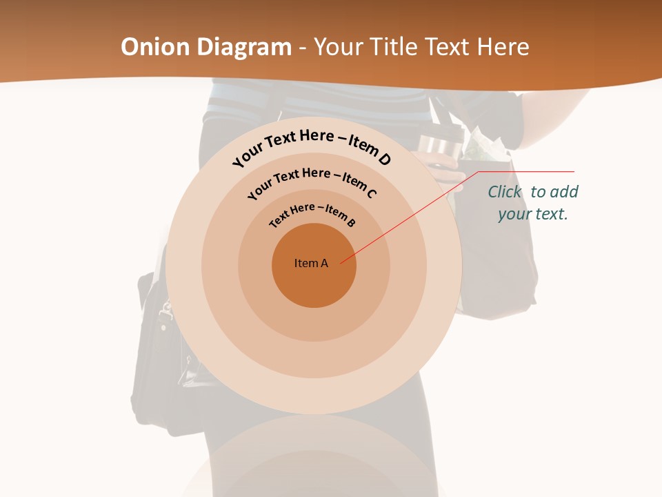 Black Background Caucasian PowerPoint Template