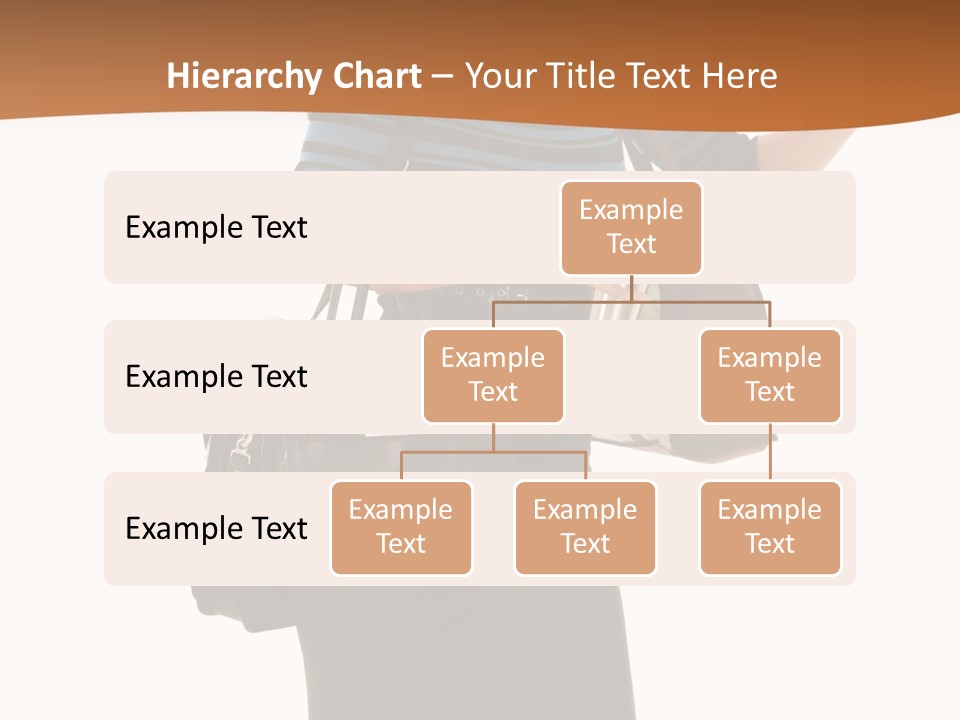 Black Background Caucasian PowerPoint Template