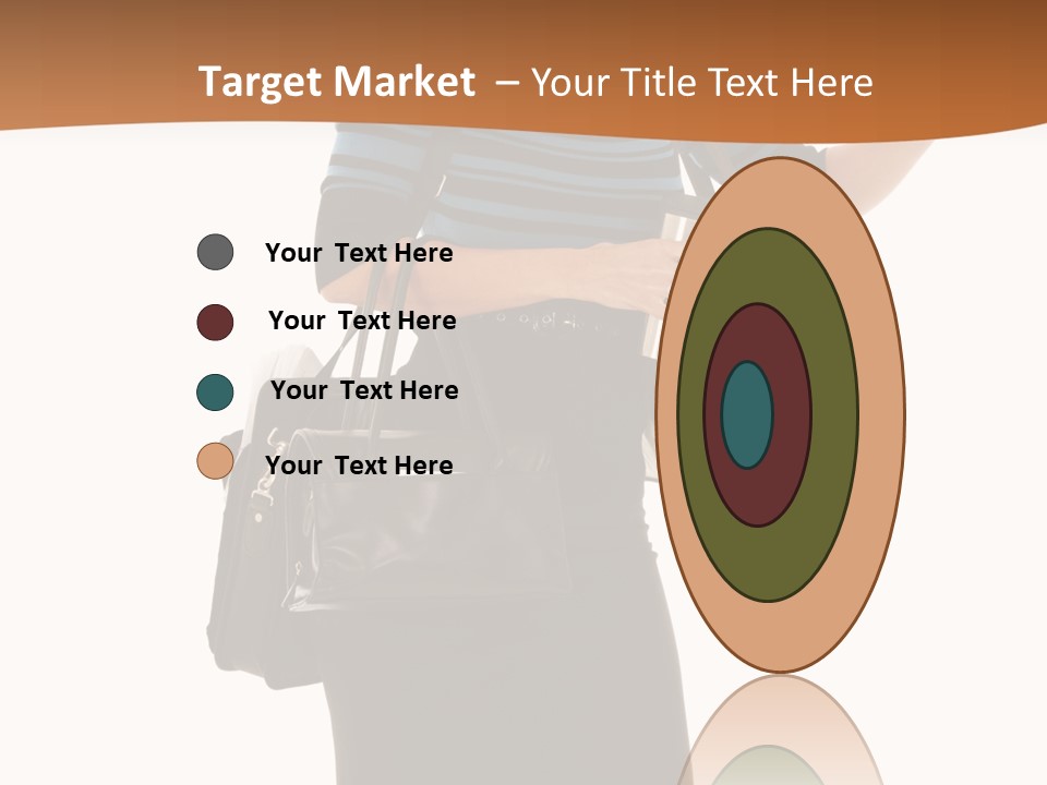 Black Background Caucasian PowerPoint Template