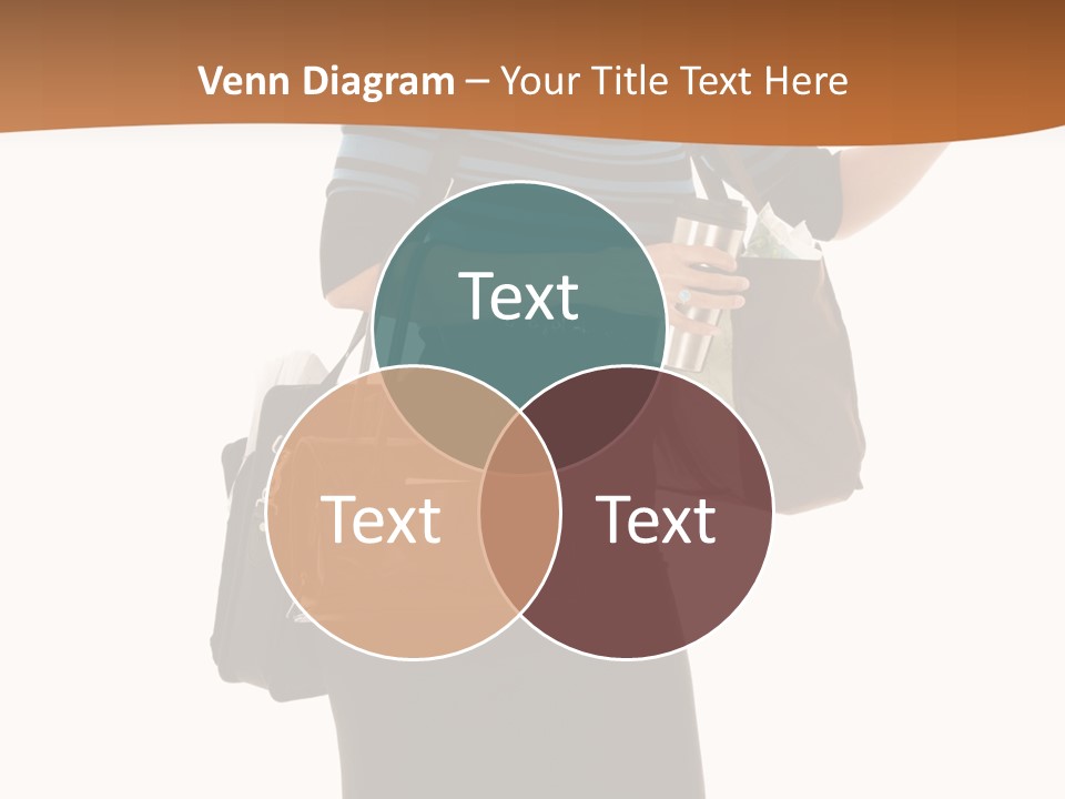 Black Background Caucasian PowerPoint Template