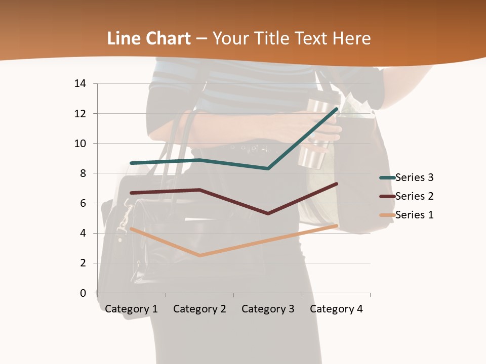 Black Background Caucasian PowerPoint Template