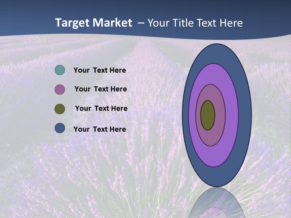 Blooming Lavender Scenic PowerPoint Template