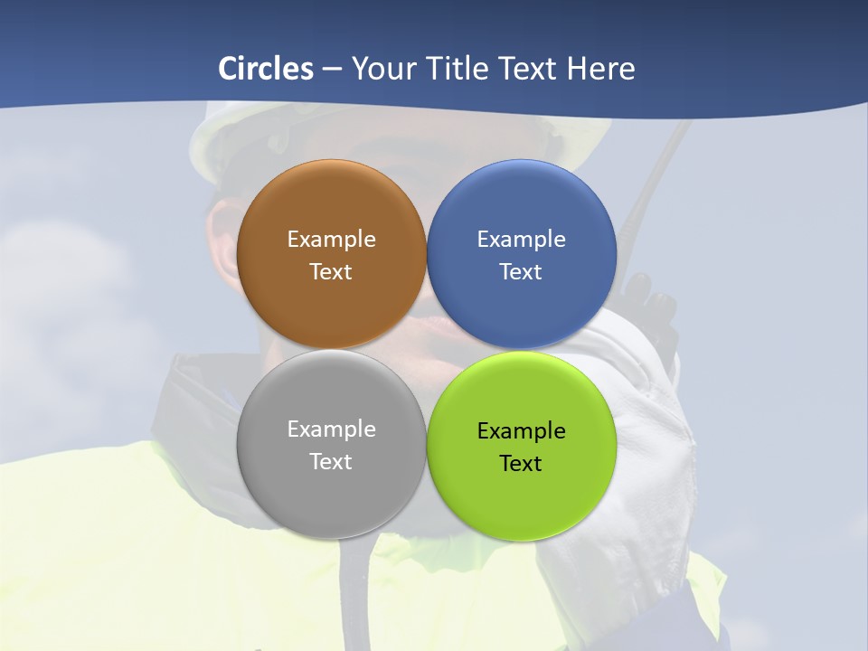 Walkietalkie Wear Site PowerPoint Template