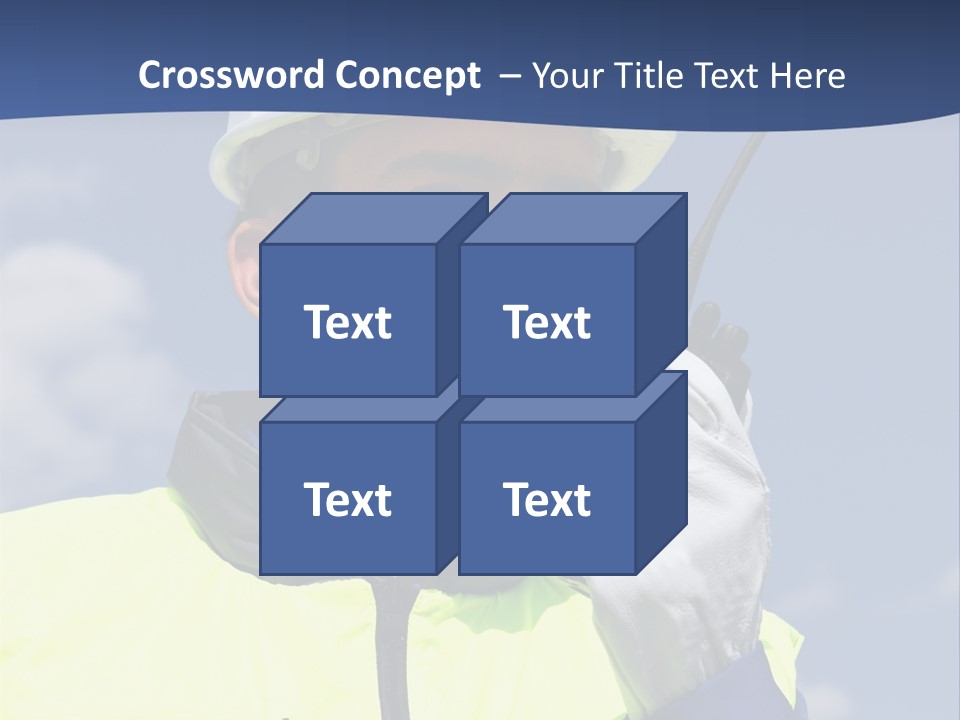 Walkietalkie Wear Site PowerPoint Template