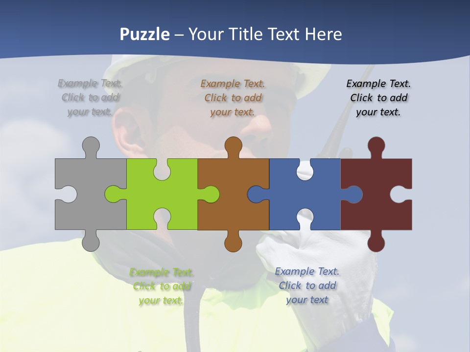 Walkietalkie Wear Site PowerPoint Template