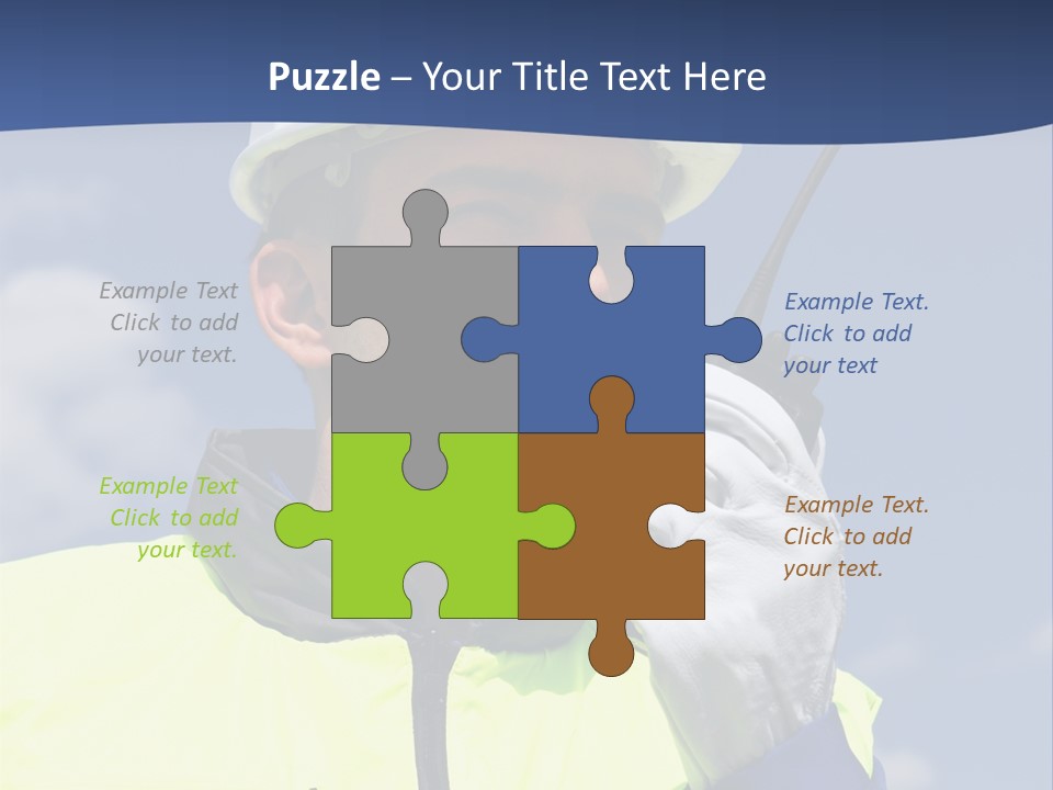 Walkietalkie Wear Site PowerPoint Template