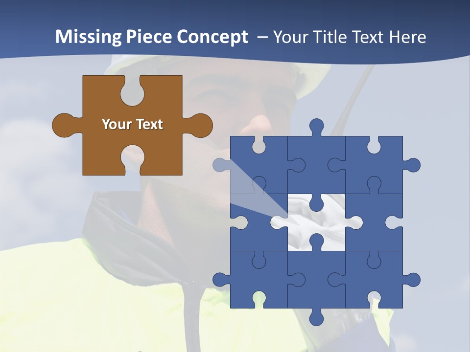 Walkietalkie Wear Site PowerPoint Template