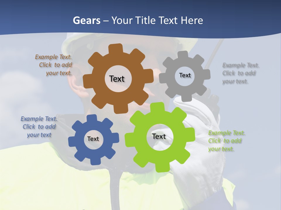 Walkietalkie Wear Site PowerPoint Template