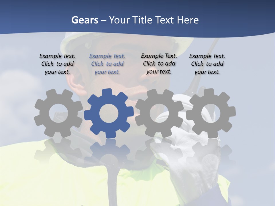 Walkietalkie Wear Site PowerPoint Template