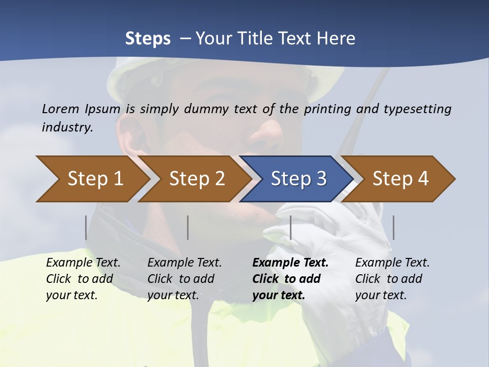 Walkietalkie Wear Site PowerPoint Template
