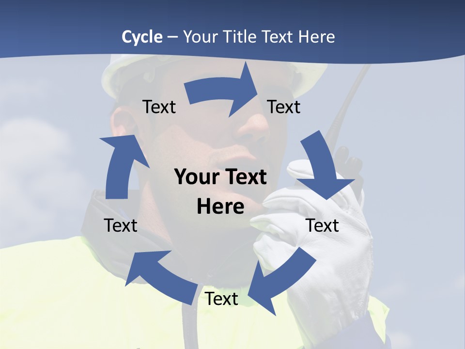 Walkietalkie Wear Site PowerPoint Template