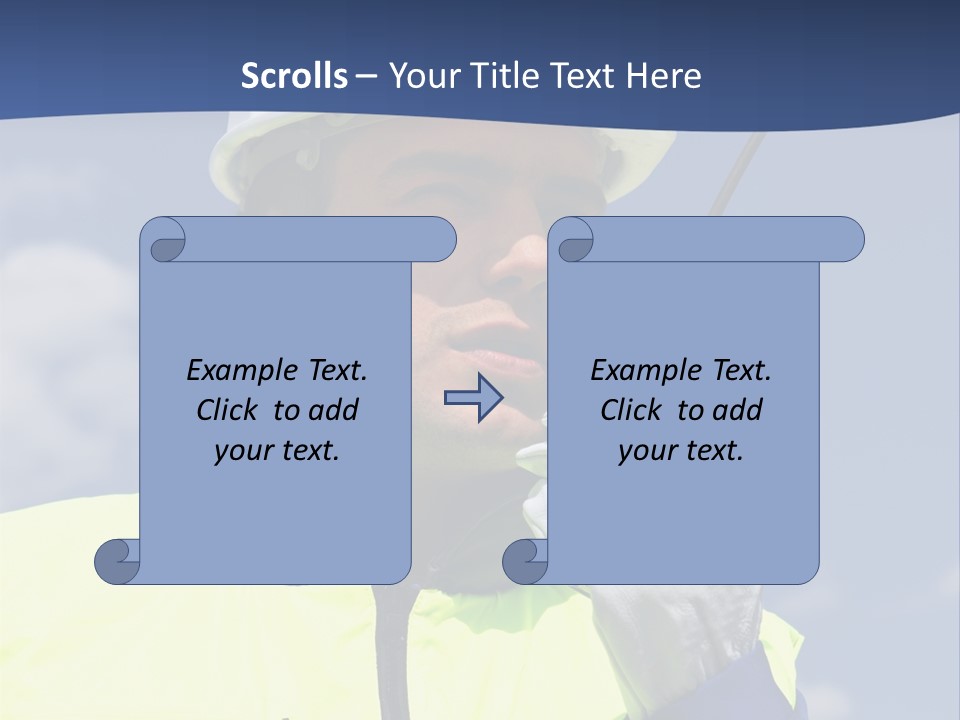 Walkietalkie Wear Site PowerPoint Template