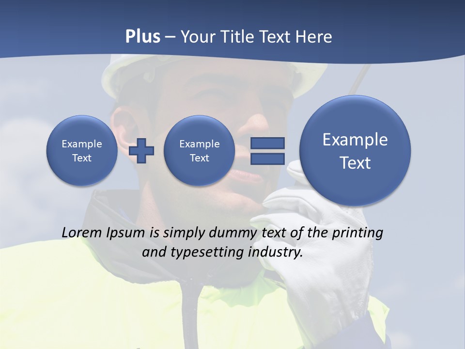 Walkietalkie Wear Site PowerPoint Template