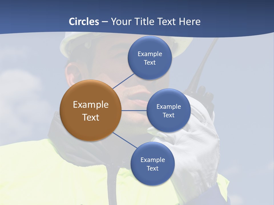 Walkietalkie Wear Site PowerPoint Template