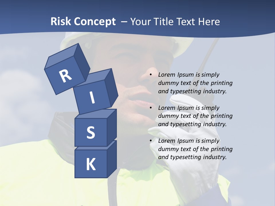 Walkietalkie Wear Site PowerPoint Template