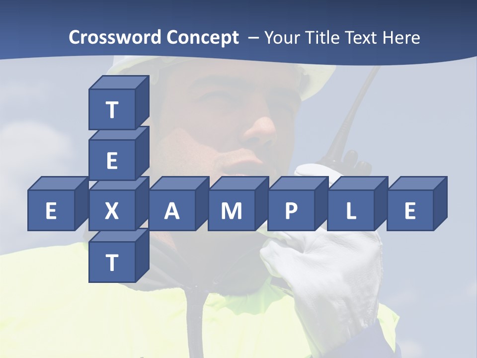 Walkietalkie Wear Site PowerPoint Template