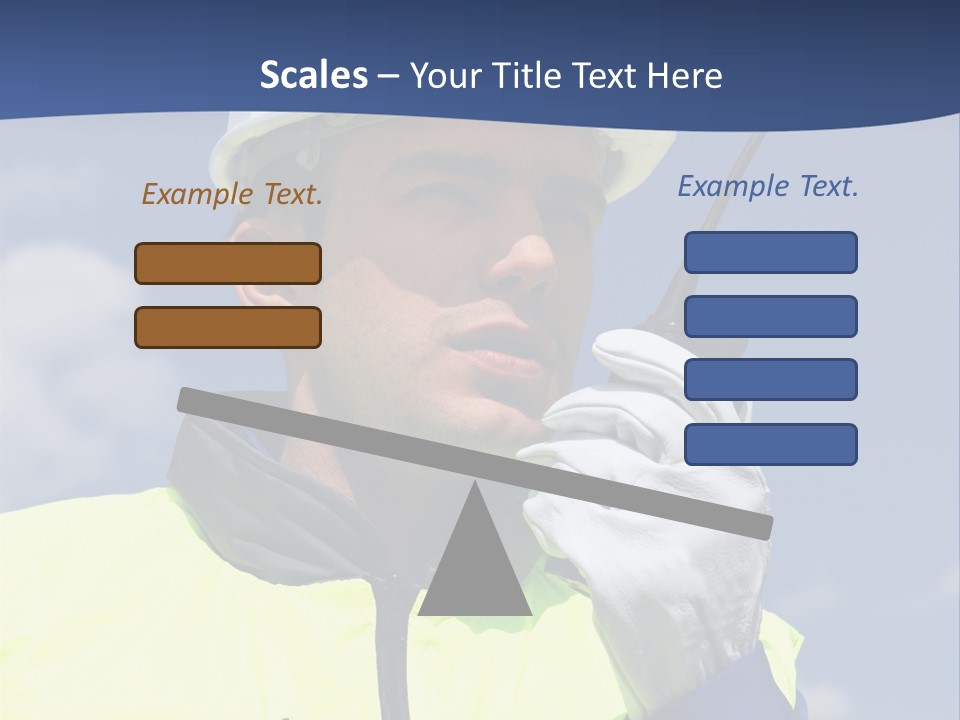 Walkietalkie Wear Site PowerPoint Template