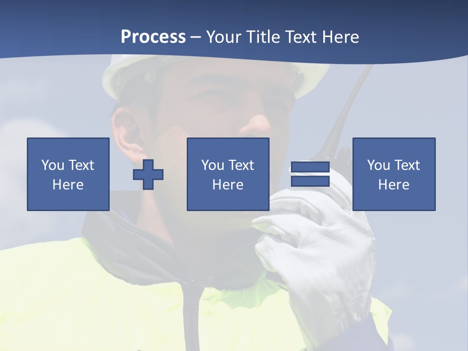 Walkietalkie Wear Site PowerPoint Template