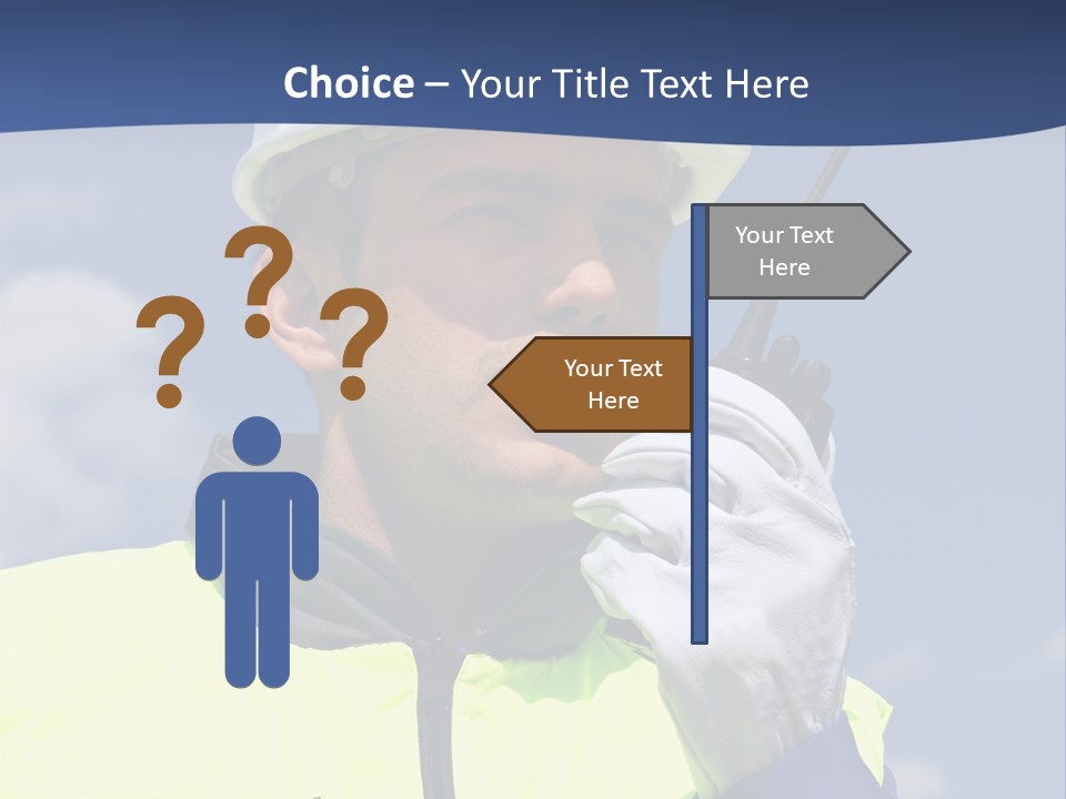 Walkietalkie Wear Site PowerPoint Template