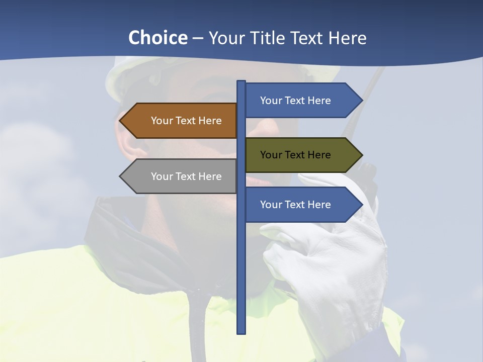 Walkietalkie Wear Site PowerPoint Template